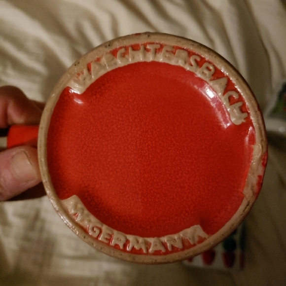 Red Geometric Design Mug - Picture 4 of 7